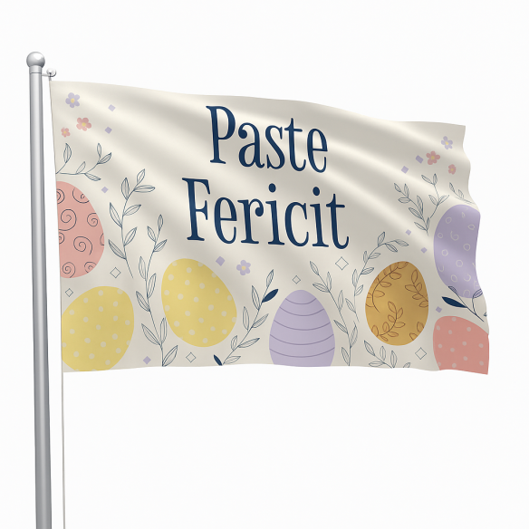 Steag „Paște Fericit”