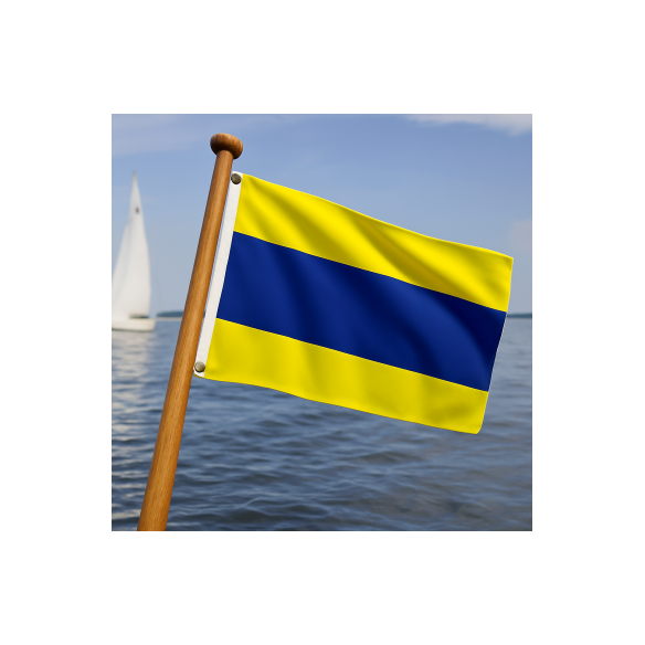 Steag naval de semnalizare – litera D (Delta)