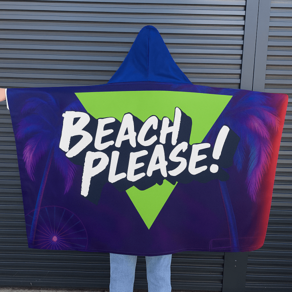 Steag cu gluga - Beach Please