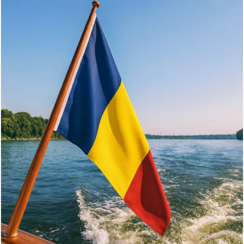 Stegulet Romania pt. ambarcatiuni | Fabricat in Romania | Steag.ro