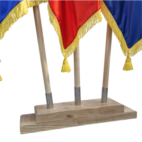 Suport steag din lemn masiv | Fabricat in Romania | Steag.ro