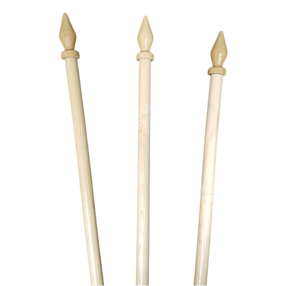 Set lance lemn și suport perete