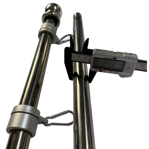 Lance metalică pentru drapel si suport perete | Fabricat in Romania...