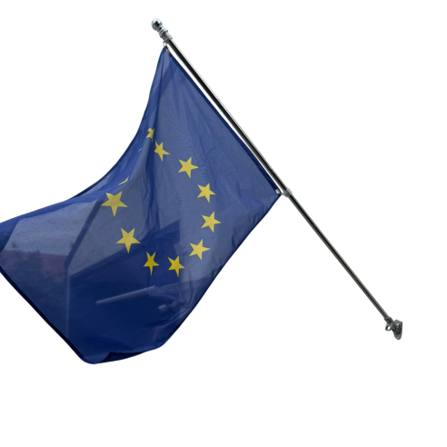 Set drapel UE pentru exterior | Fabricat in Romania | Steag.ro