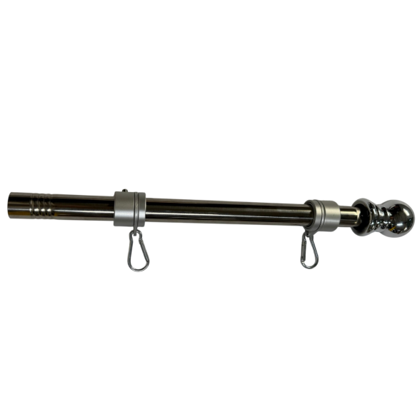 Steag personalizat cu logo + catarg 1.8 m și suport perete