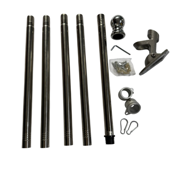 Steag personalizat cu logo + catarg 1.8 m și suport perete