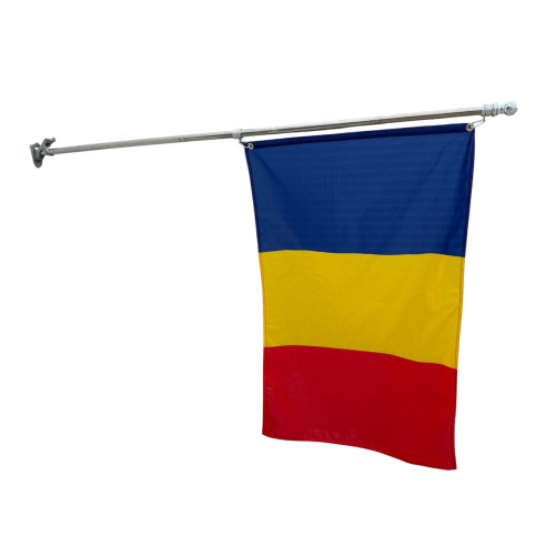 Set drapel România pentru exterior | Fabricat in Romania | Steag.ro