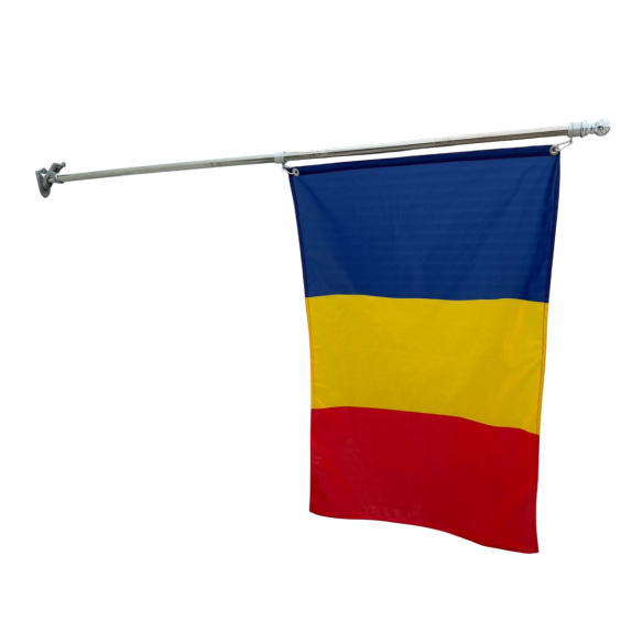 Set drapel România pentru exterior | Fabricat in Romania | Steag.ro