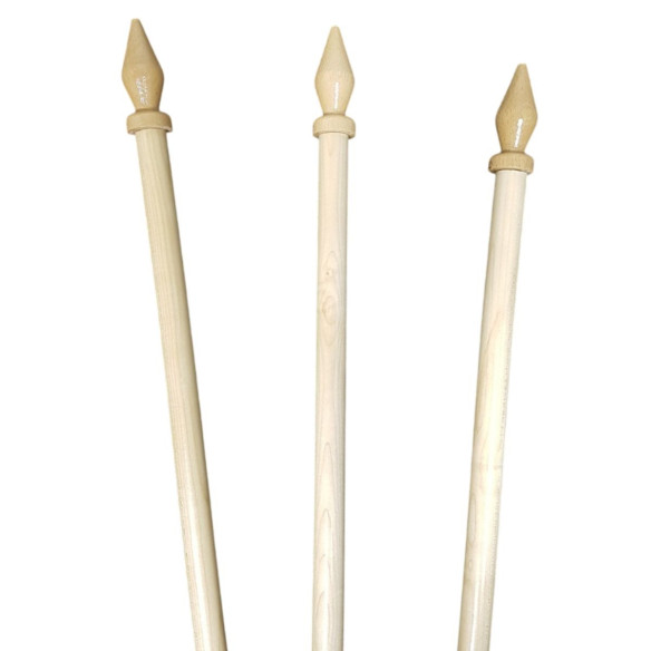 🏴 Set lance lemn Ø2.8 cm + suport metalic 3 mm pentru steaguri – elegant, rezistent, ușor de montat 🏴 Set lance lemn Ø2.8 cm + suport metalic 3 mm pentru steaguri – elegant, rezistent, ușor de montat