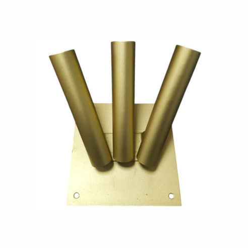 🏴 Set lance lemn Ø2.8 cm + suport metalic 3 mm pentru steaguri – elegant, rezistent, ușor de montat