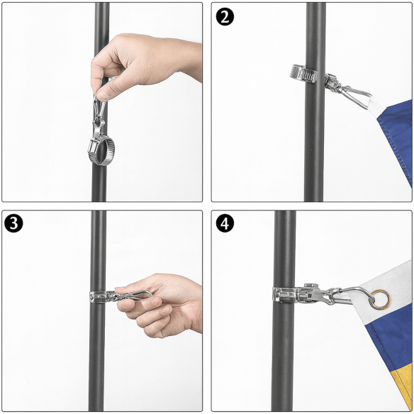 Set fixare steaguri – Transformă Orice Băț în Catarg