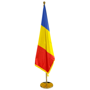 Drapel Romania cu lance si suport | Fabrica de steaguri 2