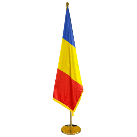 Drapel Romania cu lance si suport | Fabrica de steaguri