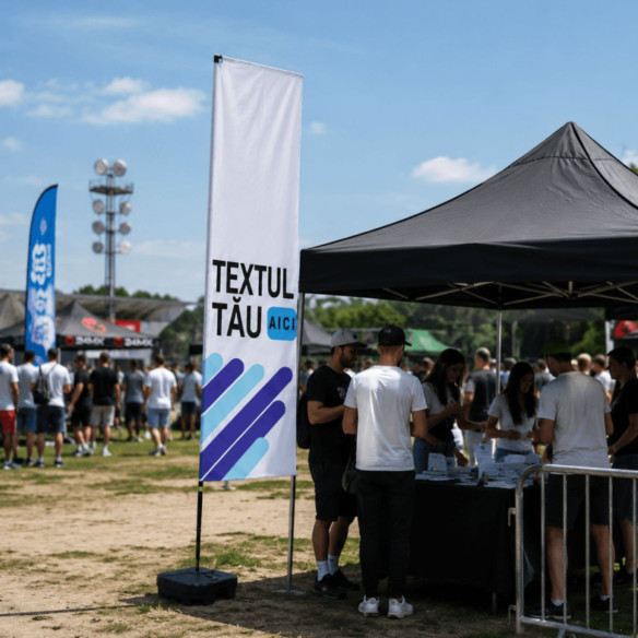 Steag dreptunghiular personalizat | Fabrica de steaguri | Steag.ro