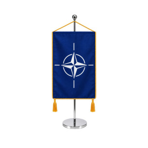 Fanion NATO | Fabricat in Romania | Steag.ro