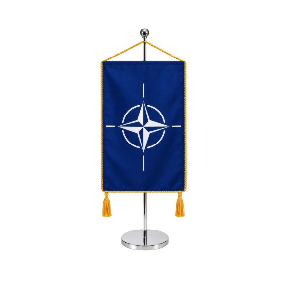 Fanion NATO | Fabricat in Romania | Steag.ro