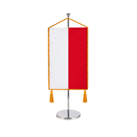 Fanion Polonia | Fabricat in Romania | Steag.ro