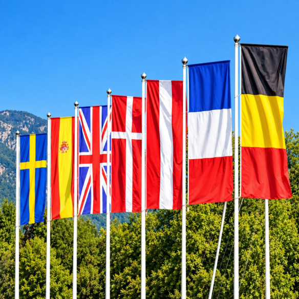 Steag pentru catarg Germania | Fabricate in Romania | Steag.ro