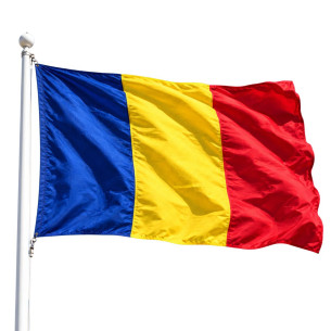 Set 2 drapele Romania si 2 steaguri UE | Fabricat in Romania | Stea... 2