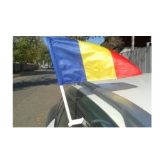 Set Stegulete Imprimate Auto Romania + suport auto