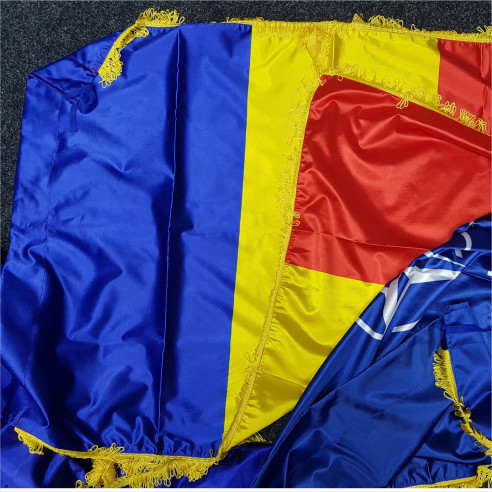 ROMANIA sau UE sau NATO, satinate de interior | Fabricat in Romania...
