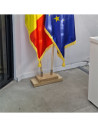 Suport steag din lemn masiv