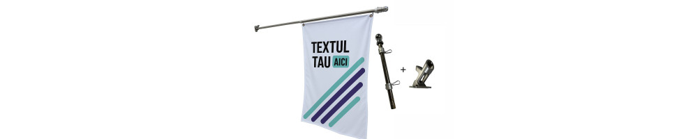 Pachete steaguri | Set complet steag + catarg + suport – Totul inclus